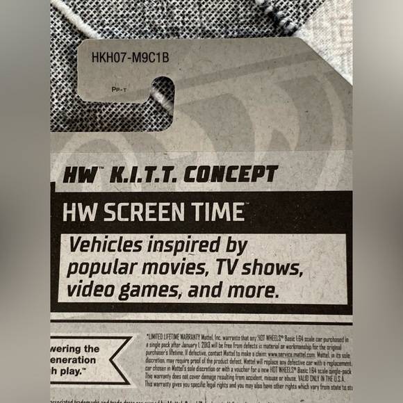 Mattel Hot Wheels Knight Rider HW K.I.T.T. Concept (Black) 2023 HW Screen Time - Picture 12 of 16